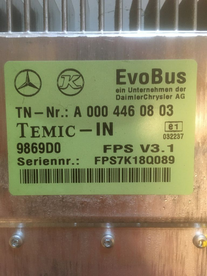 Mercedes-Benz Temic A0004460803 FPS 3.1 Steuergerät A 000 446 08 03 - Electrical system for Bus: picture 2 Mercedes-Benz Temic A0004460803 FPS 3.1 Steuergerät A 000 446 08 03 - Electrical system for Bus: picture 2