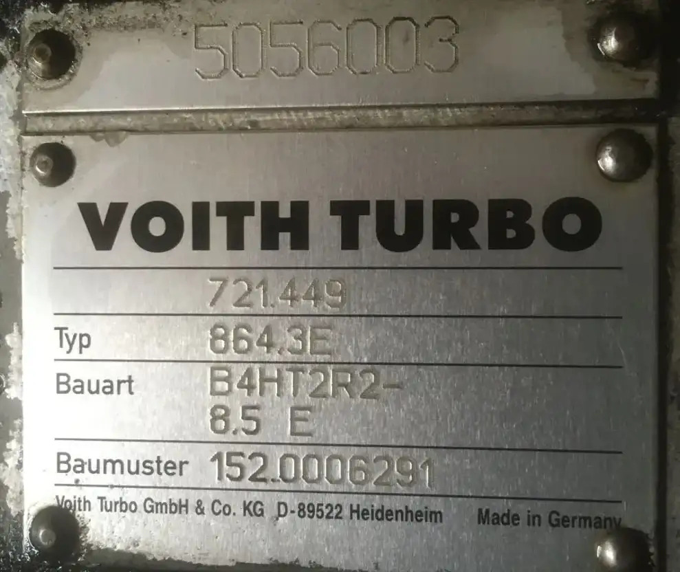 Mercedes-Benz Voith 864.3E B4HT2R2 -8.5E Mercedes Citaro Getriebe 721.449  - Transmission for Bus: picture 2 Mercedes-Benz Voith 864.3E B4HT2R2 -8.5E Mercedes Citaro Getriebe 721.449  - Transmission for Bus: picture 2