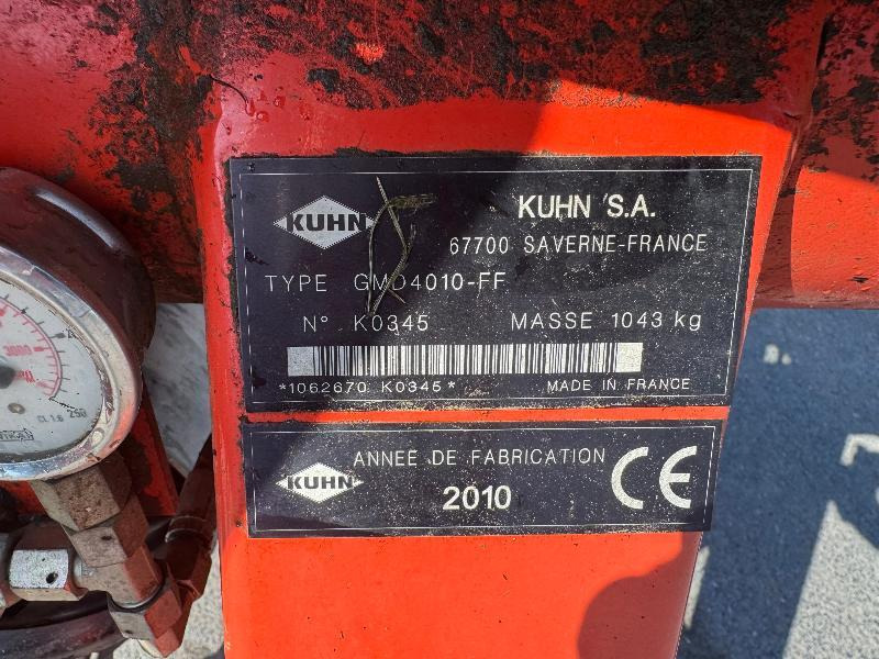 Mower KUHN GMD4010: picture 6 Mower KUHN GMD4010: picture 6