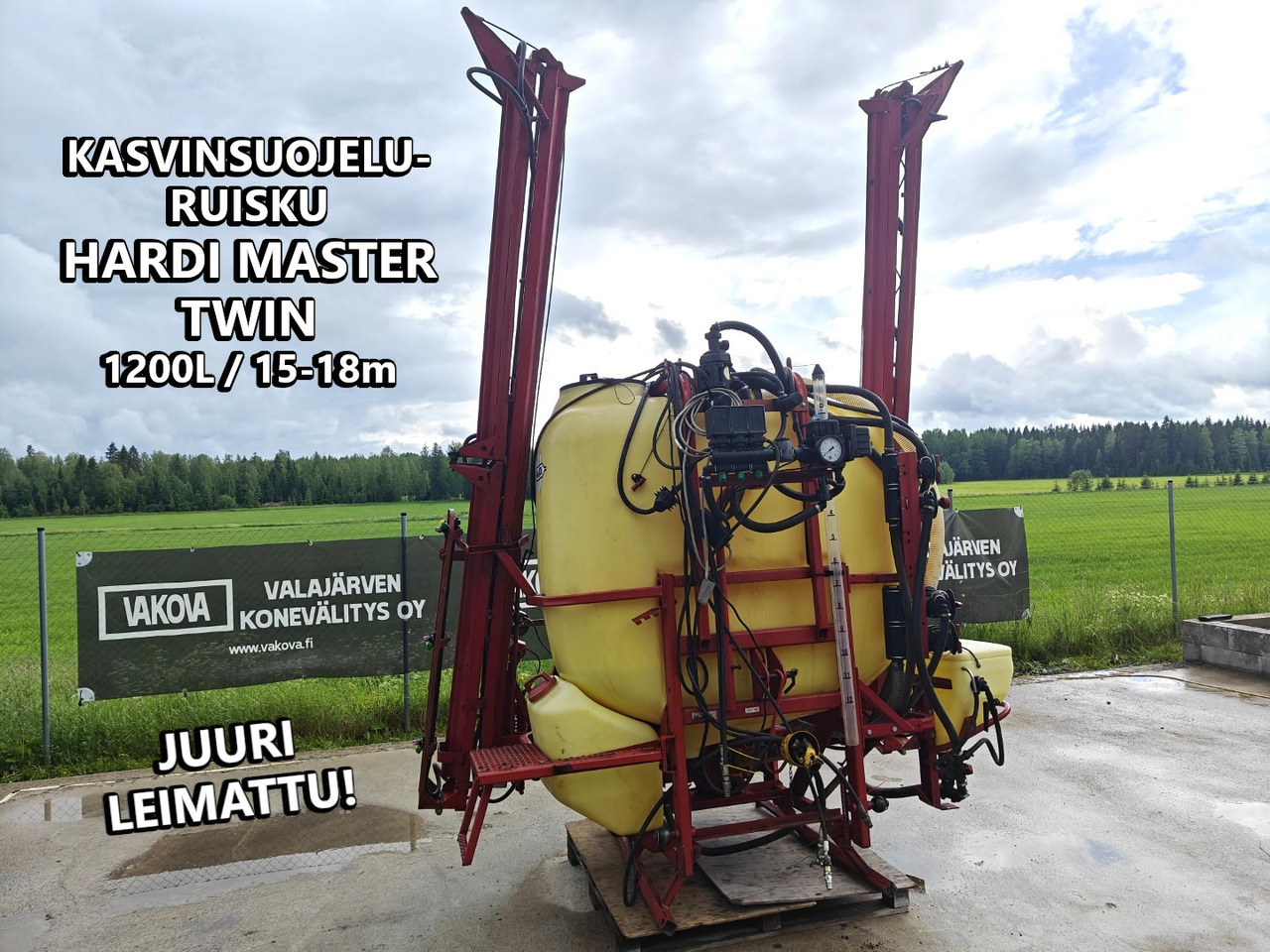 HARDI Hardi Master 1200L - 15-18m - Katsastettu - Kasvinsuojeluruisku - Tractor mounted sprayer: picture 1 HARDI Hardi Master 1200L - 15-18m - Katsastettu - Kasvinsuojeluruisku - Tractor mounted sprayer: picture 1