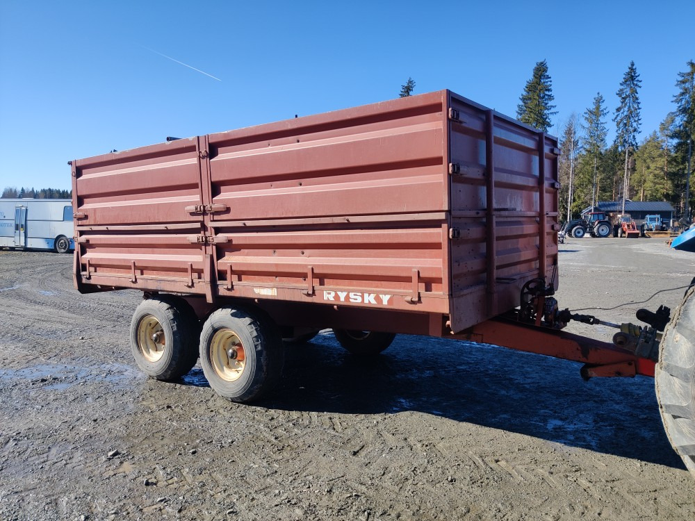 Rysky telikippikärry täyttövaunuvarustuksella - Farm tipping trailer/ Dumper: picture 5 Rysky telikippikärry täyttövaunuvarustuksella - Farm tipping trailer/ Dumper: picture 5