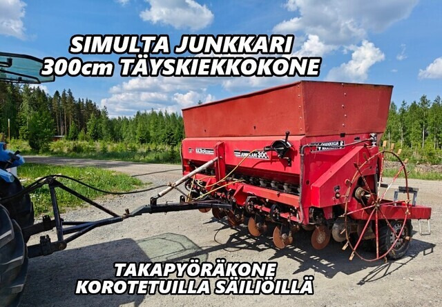 Simulta-Junkkari kylvölannoitin - 300cm - VIDEO - Seed drill: picture 1 Simulta-Junkkari kylvölannoitin - 300cm - VIDEO - Seed drill: picture 1