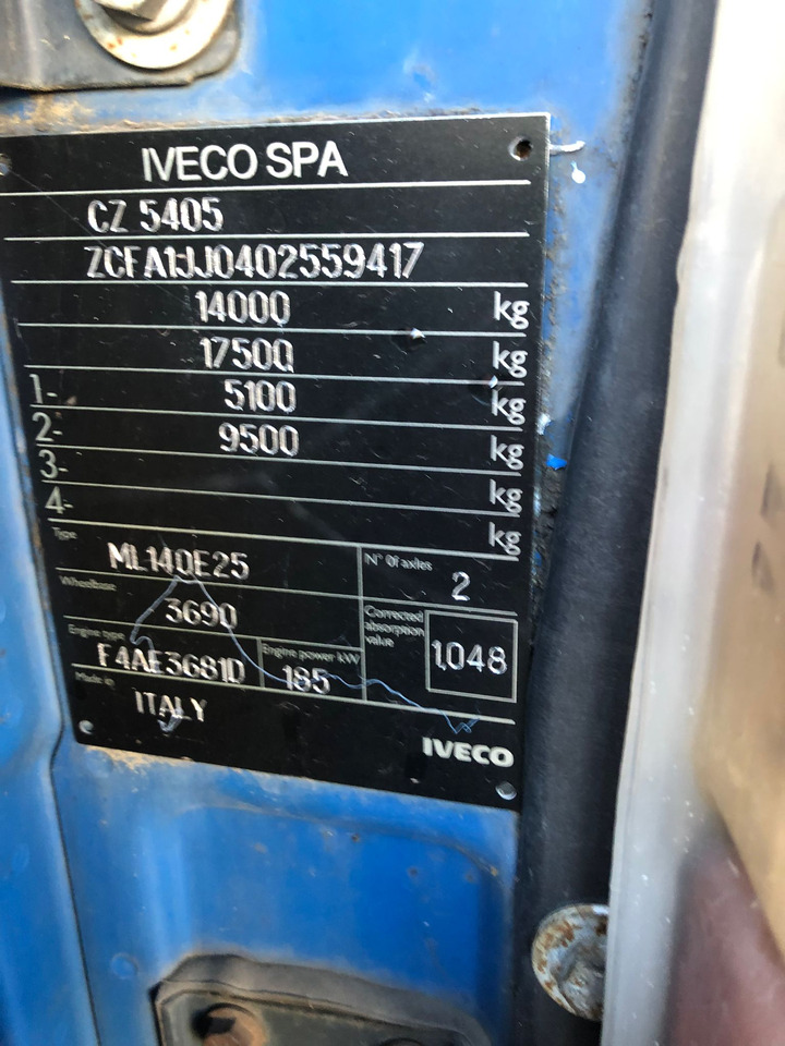 IVECO EUROCARGO 140E25 - Crane truck: picture 3 IVECO EUROCARGO 140E25 - Crane truck: picture 3
