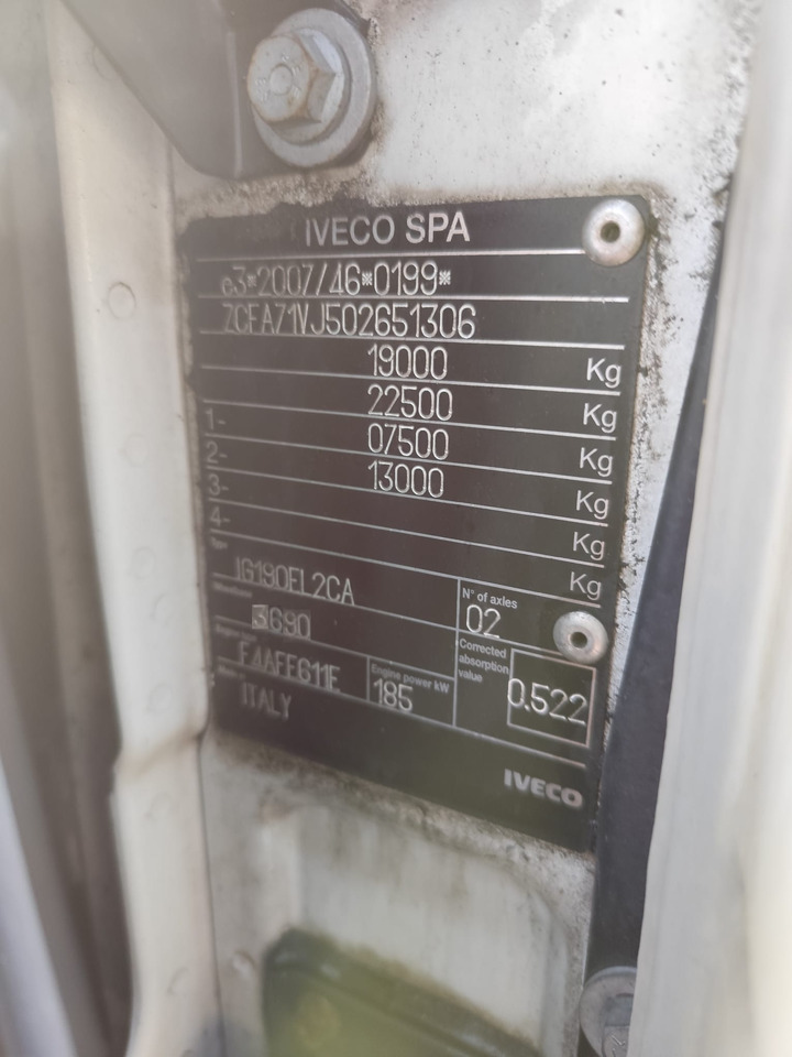 IVECO EUROCARGO 190EL25 - Hook lift truck: picture 2 IVECO EUROCARGO 190EL25 - Hook lift truck: picture 2