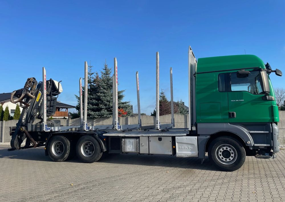 MAN TGX 26.500, 6x4, HDS EPSILOM M12Z, do transportu drewna. - Logging truck, Crane truck: picture 4 MAN TGX 26.500, 6x4, HDS EPSILOM M12Z, do transportu drewna. - Logging truck, Crane truck: picture 4
