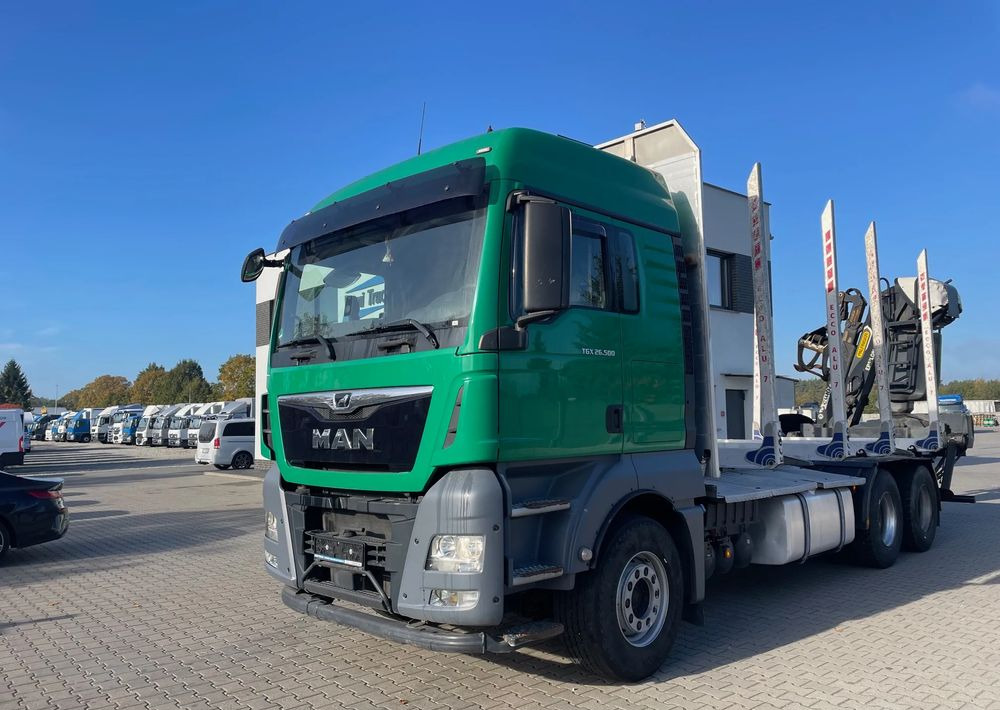 MAN TGX 26.500, 6x4, HDS EPSILOM M12Z, do transportu drewna. - Logging truck: picture 2 MAN TGX 26.500, 6x4, HDS EPSILOM M12Z, do transportu drewna. - Logging truck: picture 2