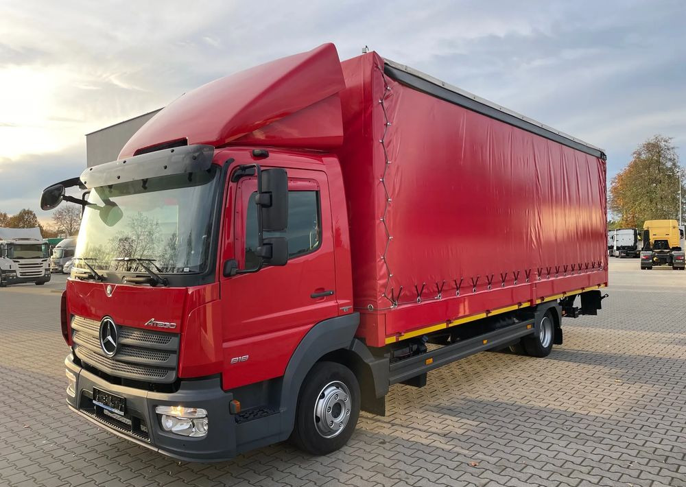Mercedes-Benz ATEGO 818, Klima, webasto, 17 euro palet! - Curtainsider truck: picture 2 Mercedes-Benz ATEGO 818, Klima, webasto, 17 euro palet! - Curtainsider truck: picture 2