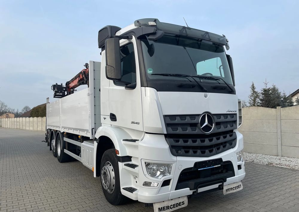 Mercedes-Benz Arocs 2545, HDS ATLAS 186.3 - PILOT - Dropside/ Flatbed truck: picture 3 Mercedes-Benz Arocs 2545, HDS ATLAS 186.3 - PILOT - Dropside/ Flatbed truck: picture 3