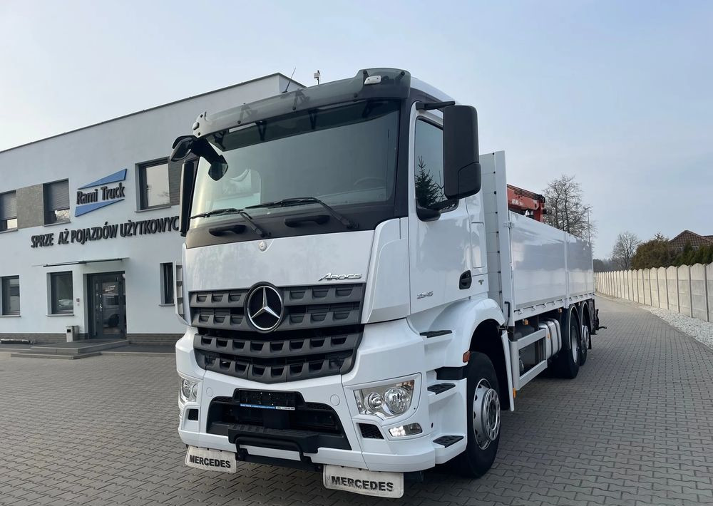 Mercedes-Benz Arocs 2545, HDS ATLAS 186.3 - PILOT - Dropside/ Flatbed truck, Crane truck: picture 1 Mercedes-Benz Arocs 2545, HDS ATLAS 186.3 - PILOT - Dropside/ Flatbed truck, Crane truck: picture 1