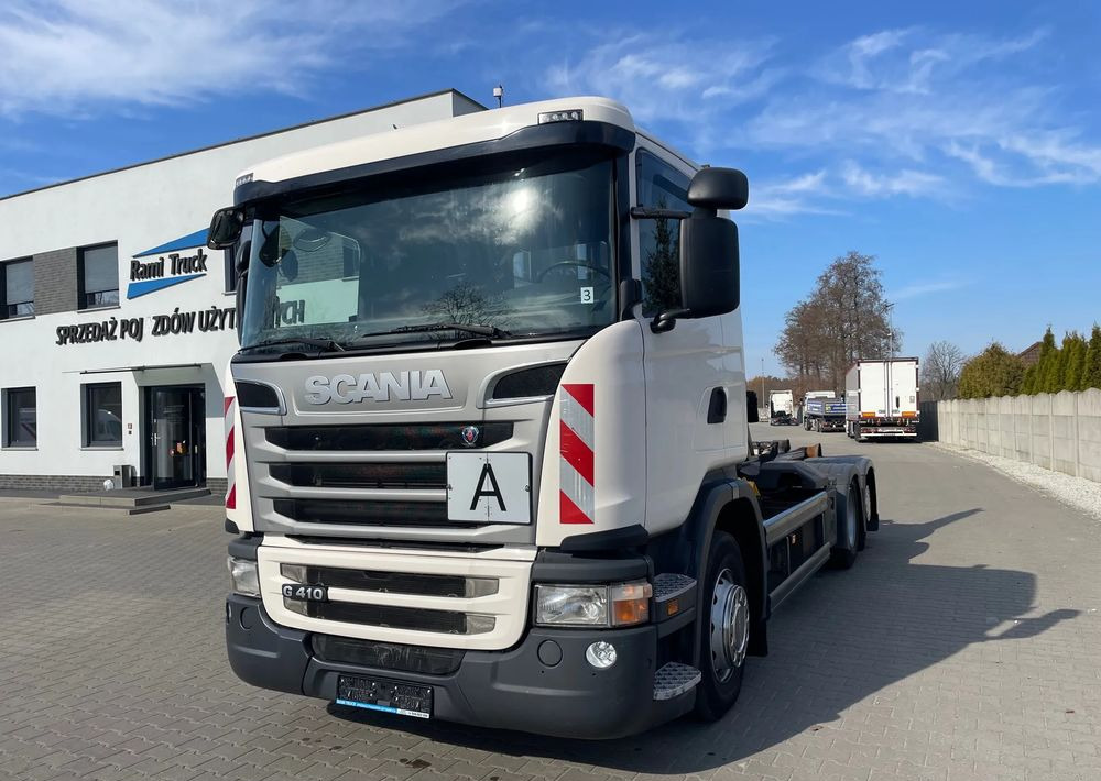 Scania R410 Hakowiec MEILLER RK20 65 - Hook lift truck: picture 2 Scania R410 Hakowiec MEILLER RK20 65 - Hook lift truck: picture 2