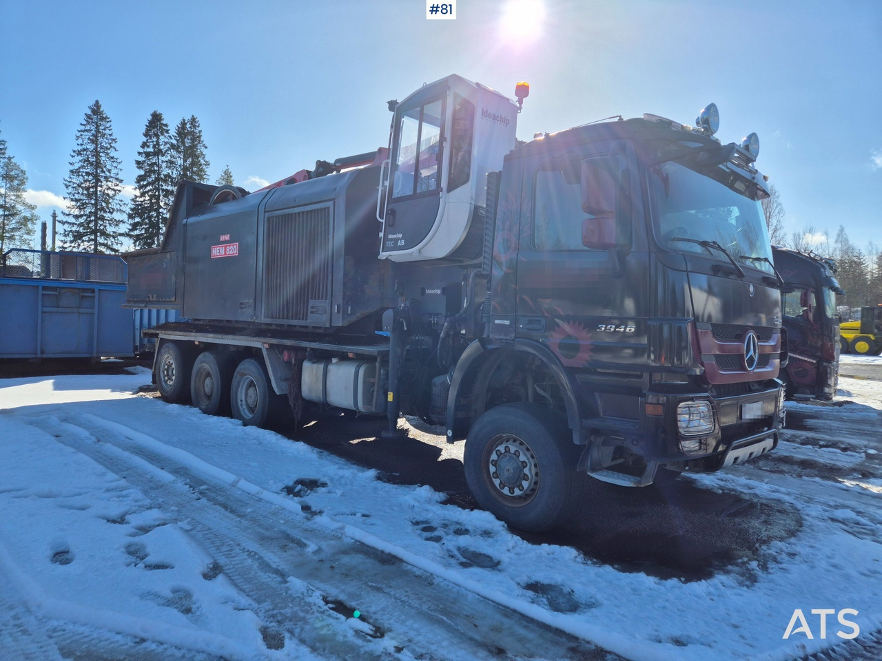 Wood chipper Jenz HEM 820 Autohakkuri sekä nostin: picture 6