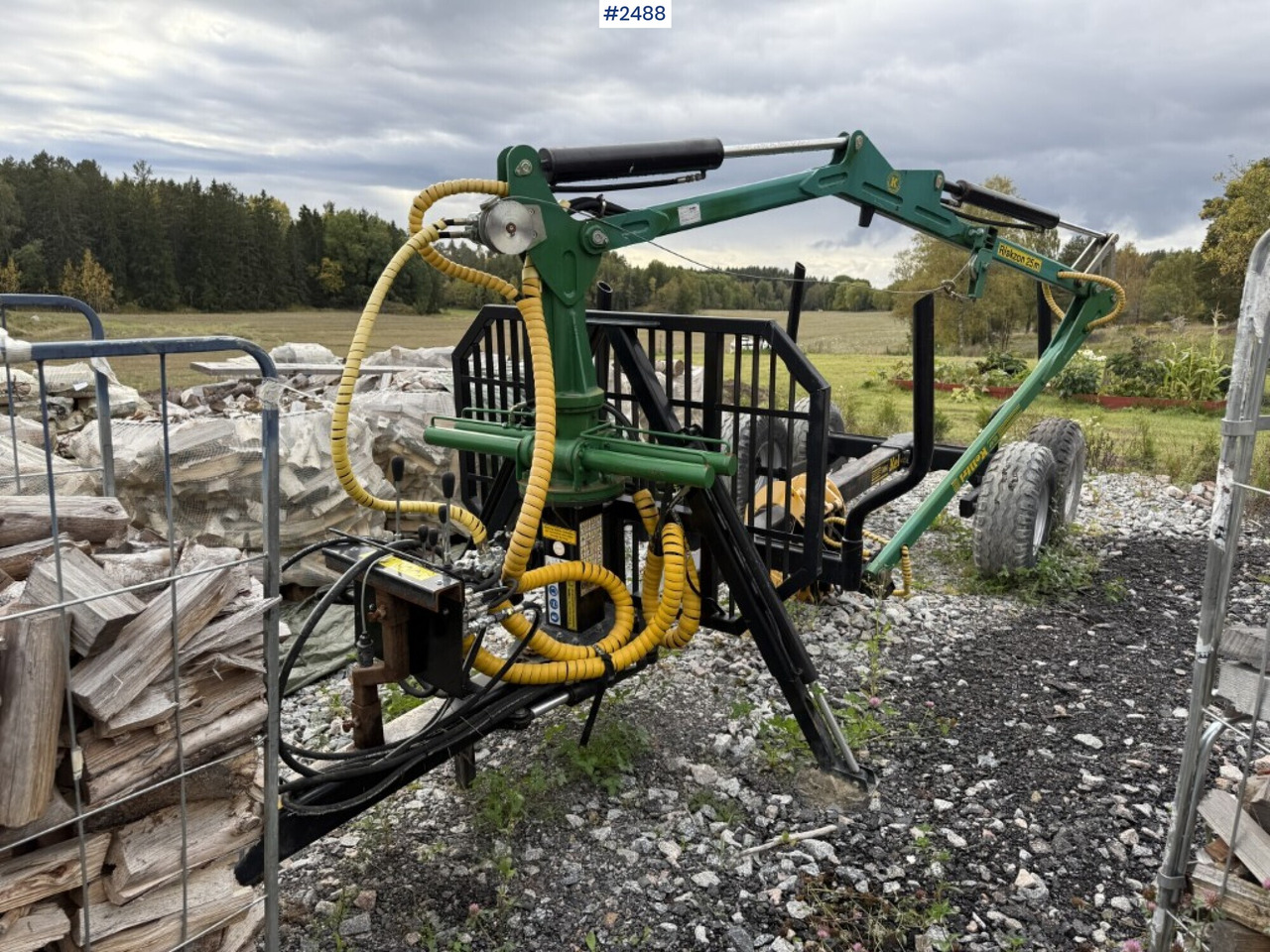 Forestry trailer Kellfri SV60 with crane - Forestry equipment: picture 1 Forestry trailer Kellfri SV60 with crane - Forestry equipment: picture 1
