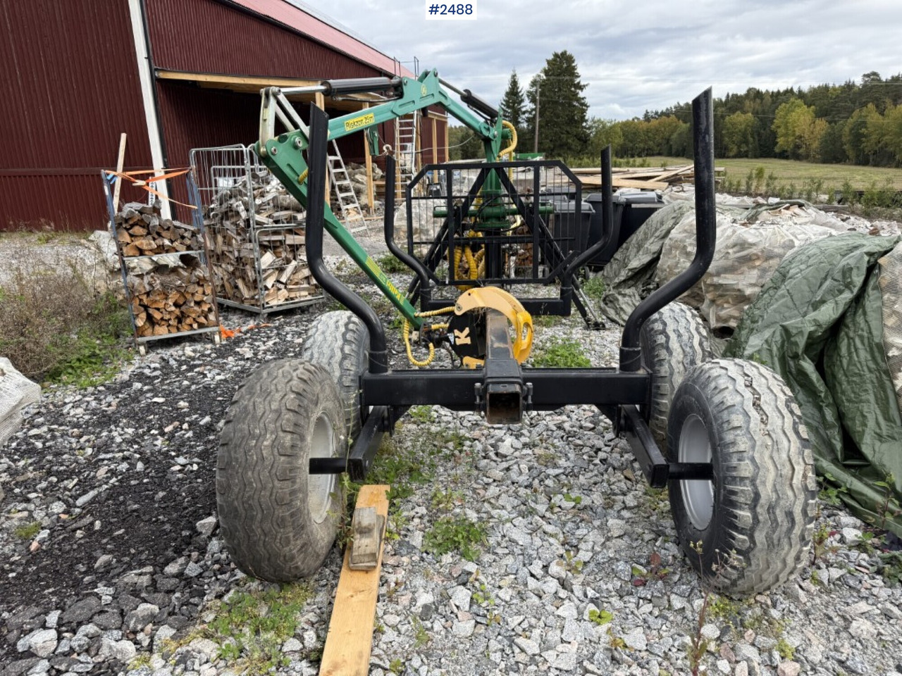 Forestry trailer Kellfri SV60 with crane - Forestry equipment: picture 4 Forestry trailer Kellfri SV60 with crane - Forestry equipment: picture 4