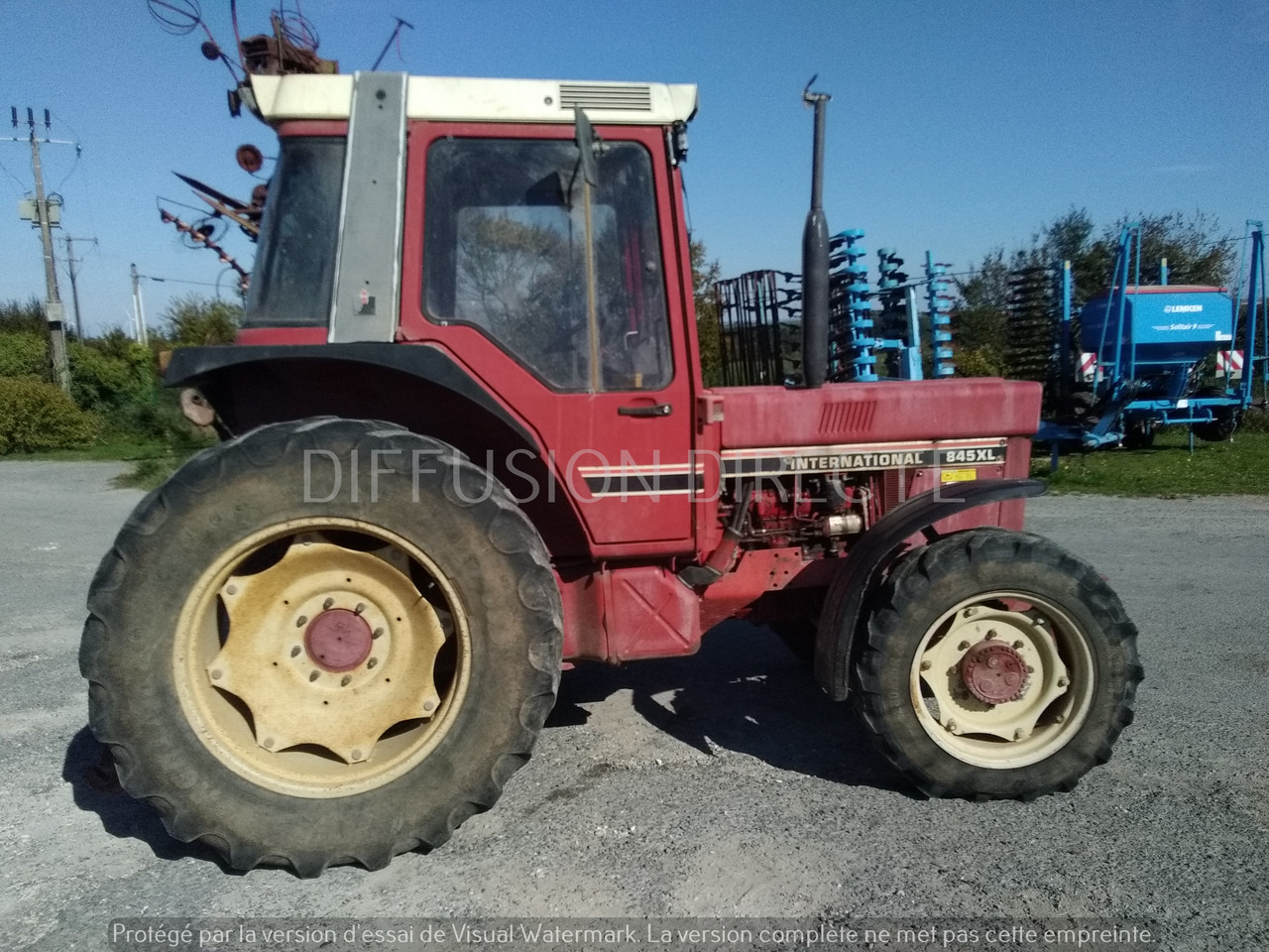CASE IH TRACTEUR AGRICOLE 845 XL - Farm tractor: picture 2 CASE IH TRACTEUR AGRICOLE 845 XL - Farm tractor: picture 2