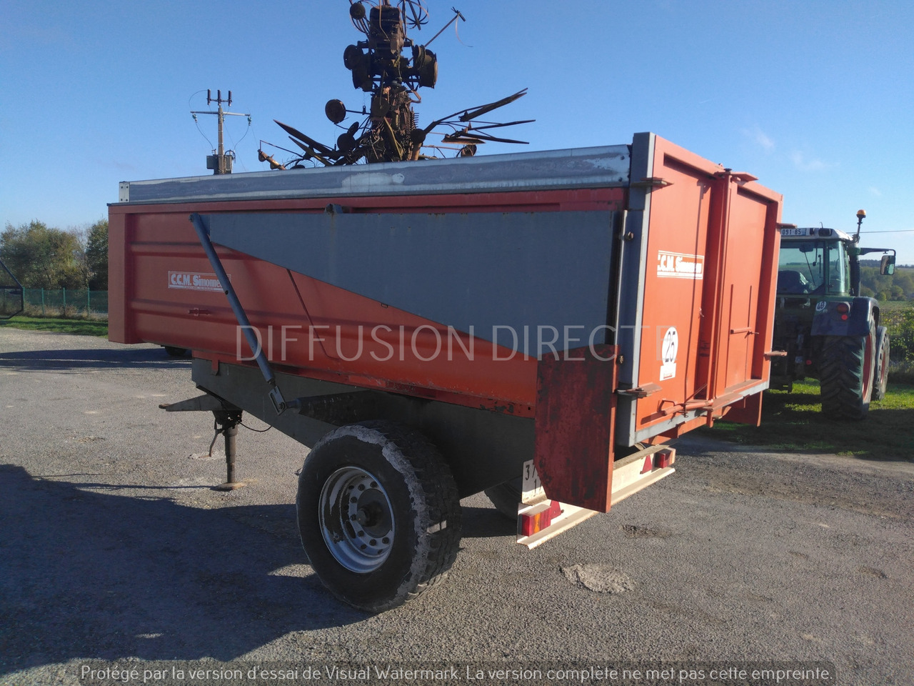 SIMONNEAU BENNE AGRICOLE MONO 8 - Farm tipping trailer/ Dumper: picture 3 SIMONNEAU BENNE AGRICOLE MONO 8 - Farm tipping trailer/ Dumper: picture 3