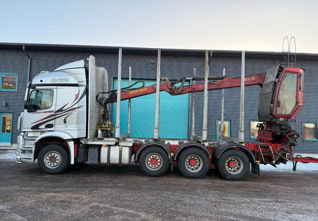 Mercedes-BenzArocs 8x4 Nosturilla! - Logging truck, Crane truck: picture 2 Mercedes-BenzArocs 8x4 Nosturilla! - Logging truck, Crane truck: picture 2