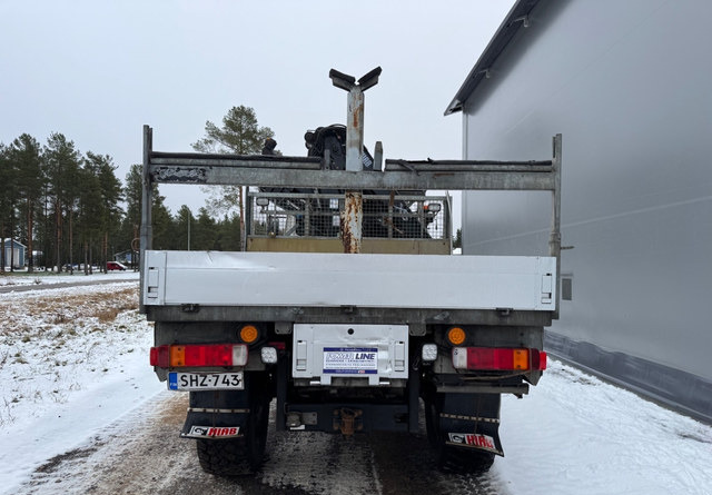 Mercedes-BenzUnimog U5000 + Nosturi Hiab 099 E-4 - Dropside/ Flatbed truck, Crane truck: picture 4 Mercedes-BenzUnimog U5000 + Nosturi Hiab 099 E-4 - Dropside/ Flatbed truck, Crane truck: picture 4