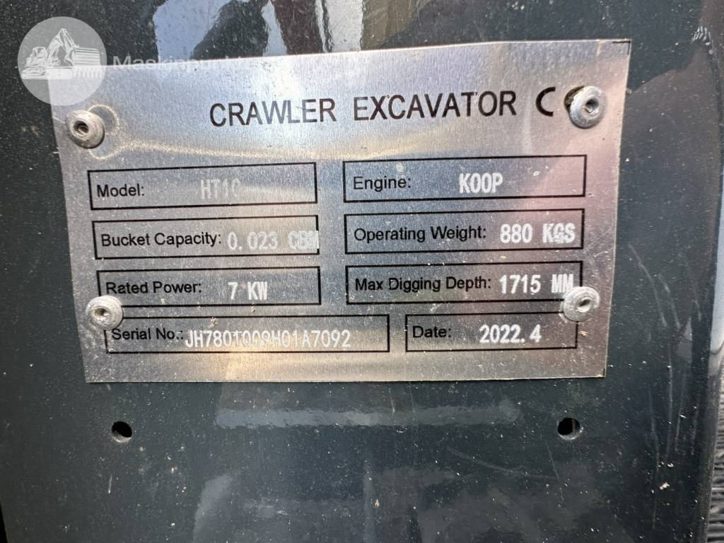 Mini excavator Haitu H 10: picture 9 Mini excavator Haitu H 10: picture 9