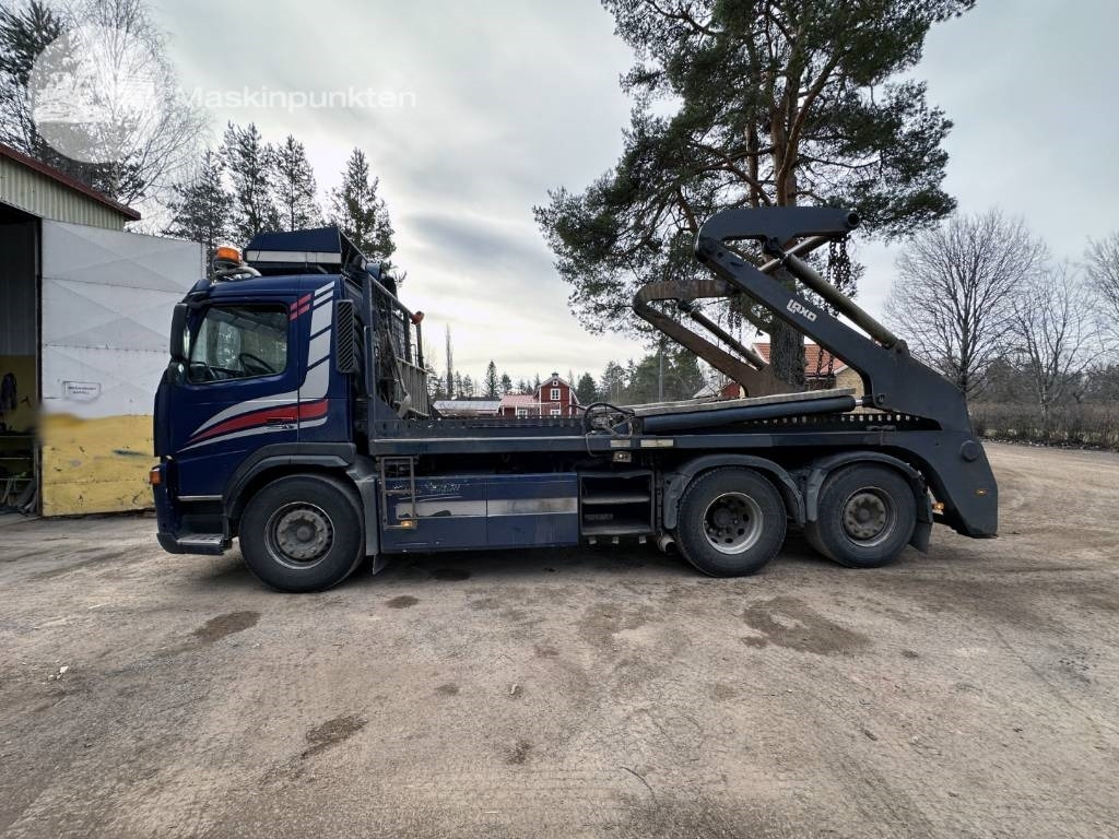 Skip loader truck Volvo FM 12 420 LAXO Liftdumper + lastväxlare + flak: picture 8