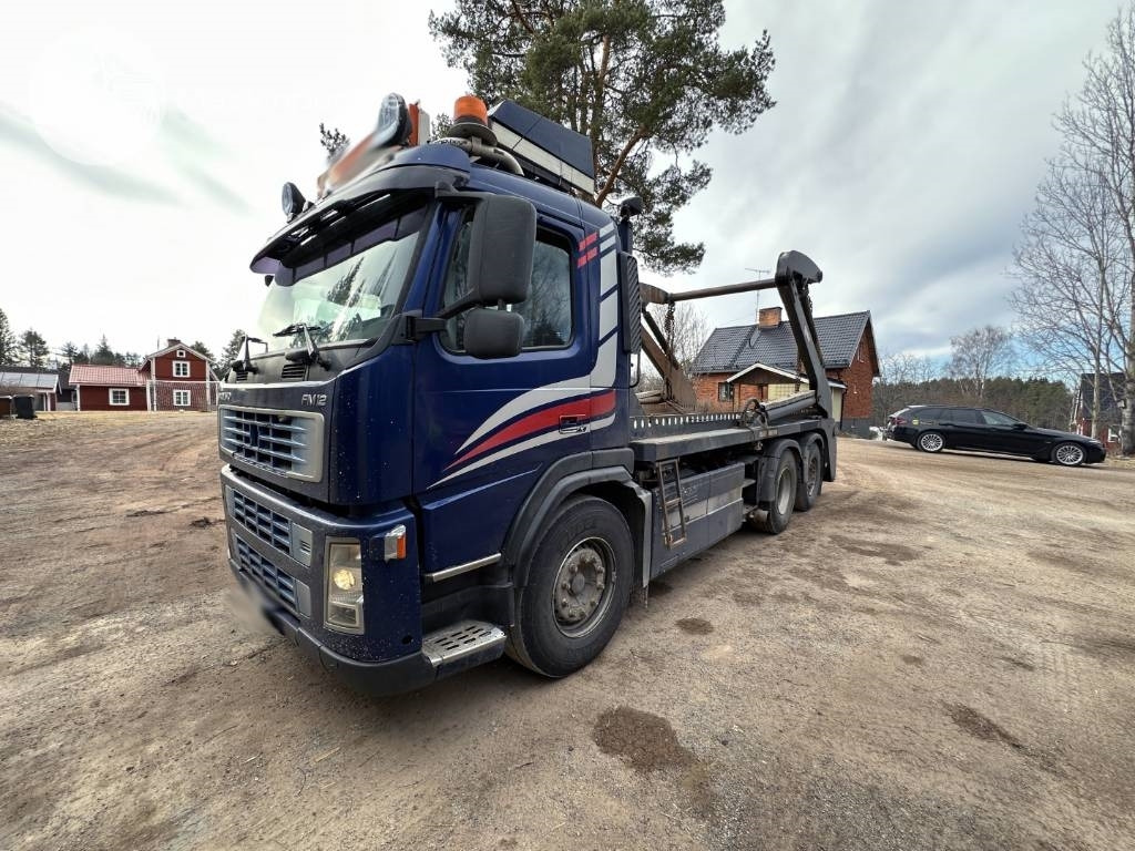 Skip loader truck Volvo FM 12 420 LAXO Liftdumper + lastväxlare + flak: picture 9