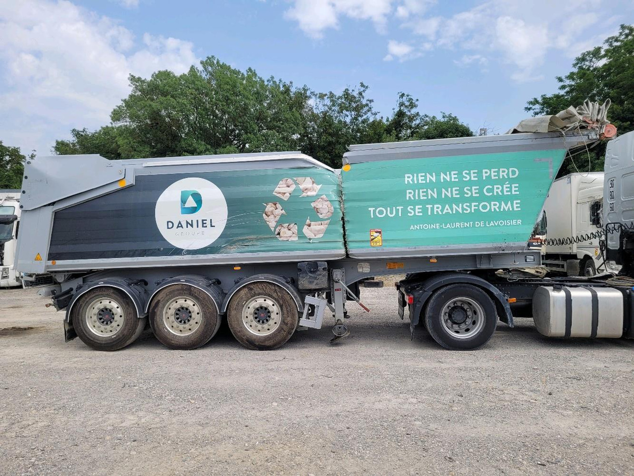 BENALU BENNE C39 3 ESSIEUX - Tipper semi-trailer: picture 2 BENALU BENNE C39 3 ESSIEUX - Tipper semi-trailer: picture 2