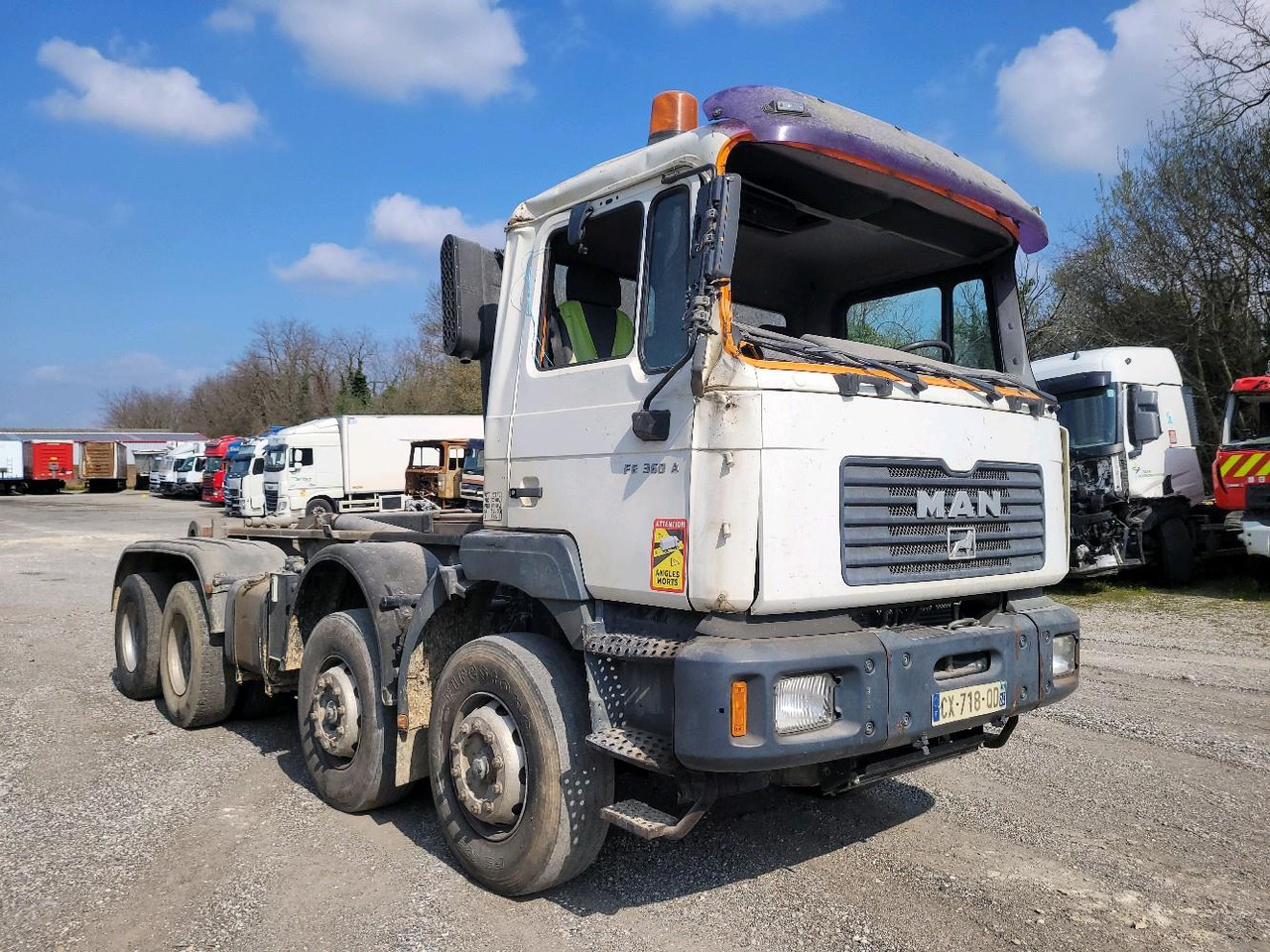 MN FE360A POLYBENNE 8X4 - Container transporter/ Swap body truck: picture 1 MN FE360A POLYBENNE 8X4 - Container transporter/ Swap body truck: picture 1