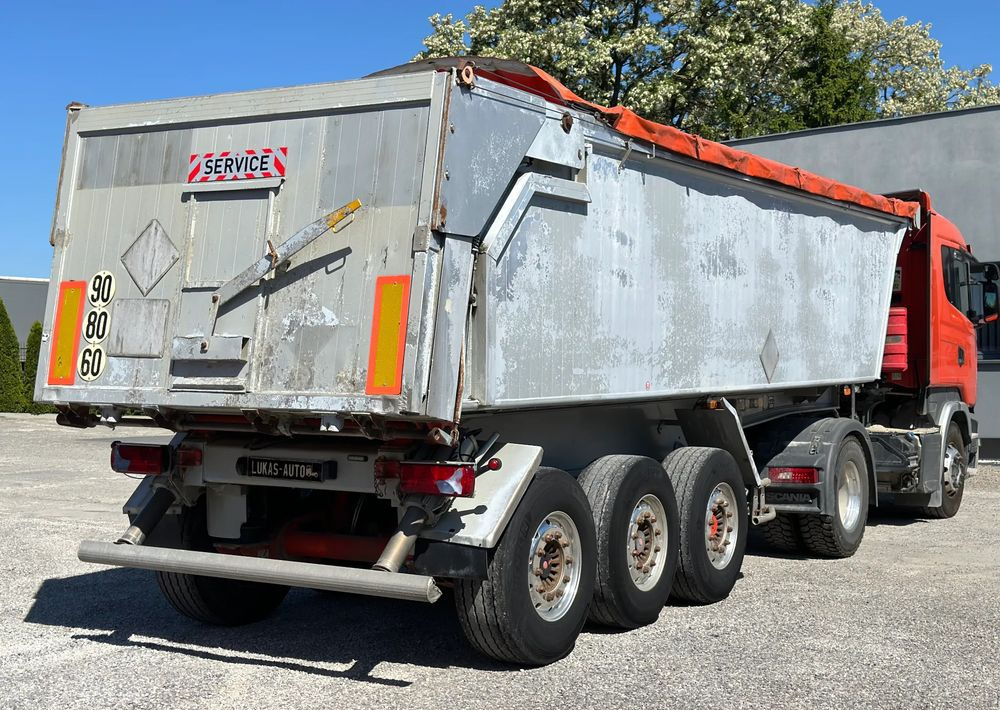 Tipper semi-trailer Benalu 25 m3 OSIE SAF HYDRAULICZNA KLAPA ELEKRYCZNY DACH: picture 7