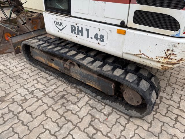 Mini excavator O & K RH1.48 / 4.680 KG / Greifer + 3 x Löffel: picture 12 Mini excavator O & K RH1.48 / 4.680 KG / Greifer + 3 x Löffel: picture 12