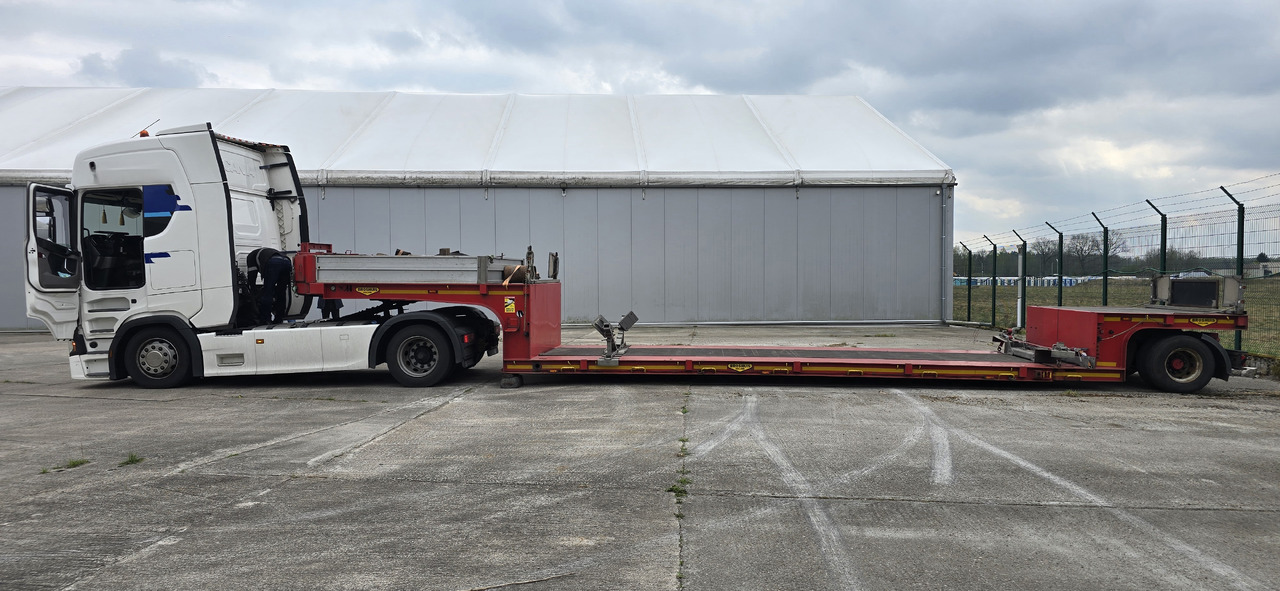 BROSHUIS 1ADU '2008 extended and torsion axle - Low loader semi-trailer: picture 1 BROSHUIS 1ADU '2008 extended and torsion axle - Low loader semi-trailer: picture 1
