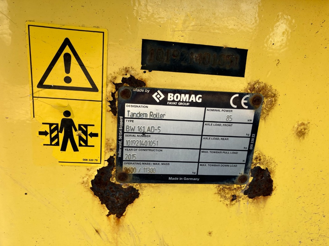 BOMAG DE BW 161 AD-5 Stage IIIb/Tier 4i - Road roller: picture 2 BOMAG DE BW 161 AD-5 Stage IIIb/Tier 4i - Road roller: picture 2