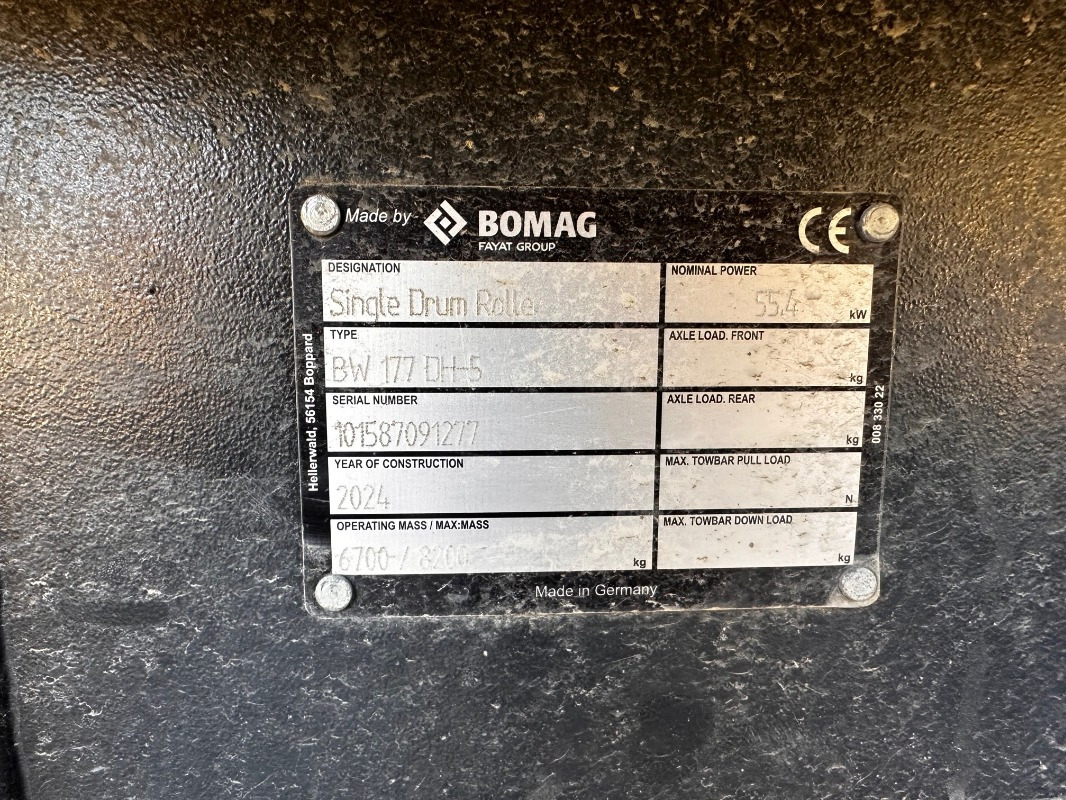 BOMAG DE BW 177 DH-5 Stage V/Tier 4f - Compactor: picture 3 BOMAG DE BW 177 DH-5 Stage V/Tier 4f - Compactor: picture 3