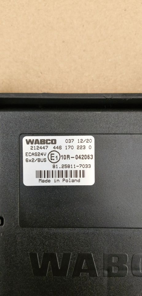 MAN TG3 TGX STEROWNIK ECAS 81.25811-7033 - Suspension: picture 2 MAN TG3 TGX STEROWNIK ECAS 81.25811-7033 - Suspension: picture 2