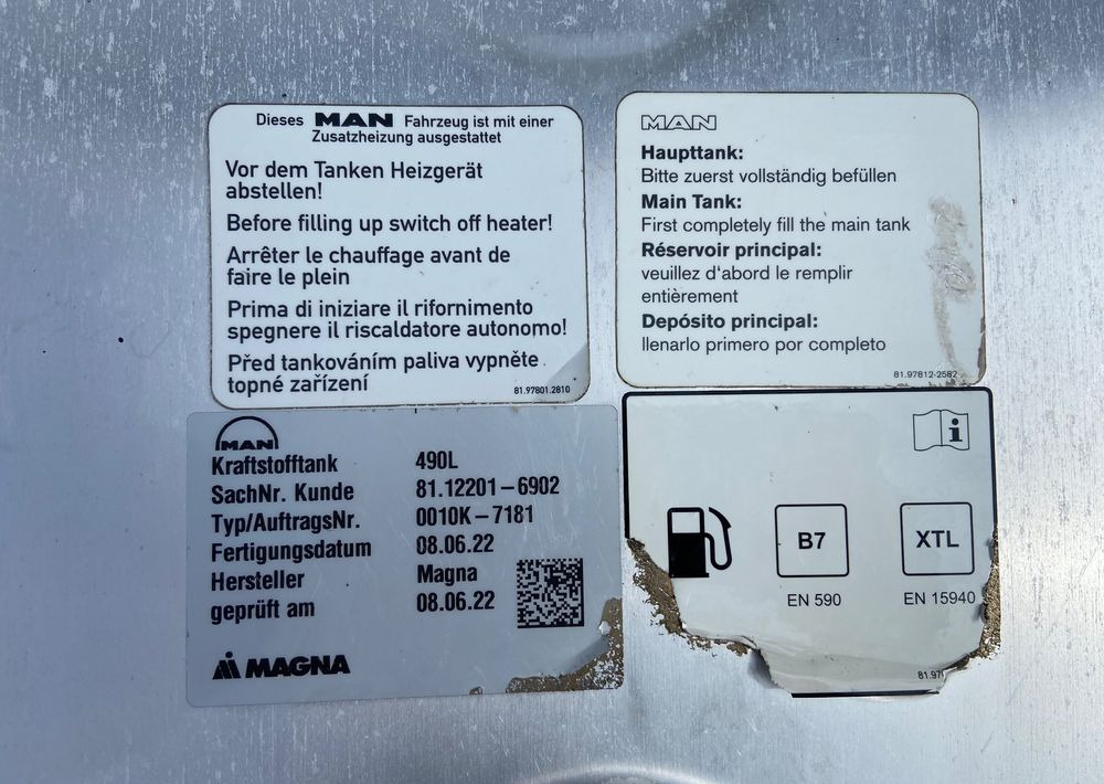 Zbiornik paliwa MAN TGX TGS 490 litrów bak - Fuel tank for Truck: picture 5 Zbiornik paliwa MAN TGX TGS 490 litrów bak - Fuel tank for Truck: picture 5