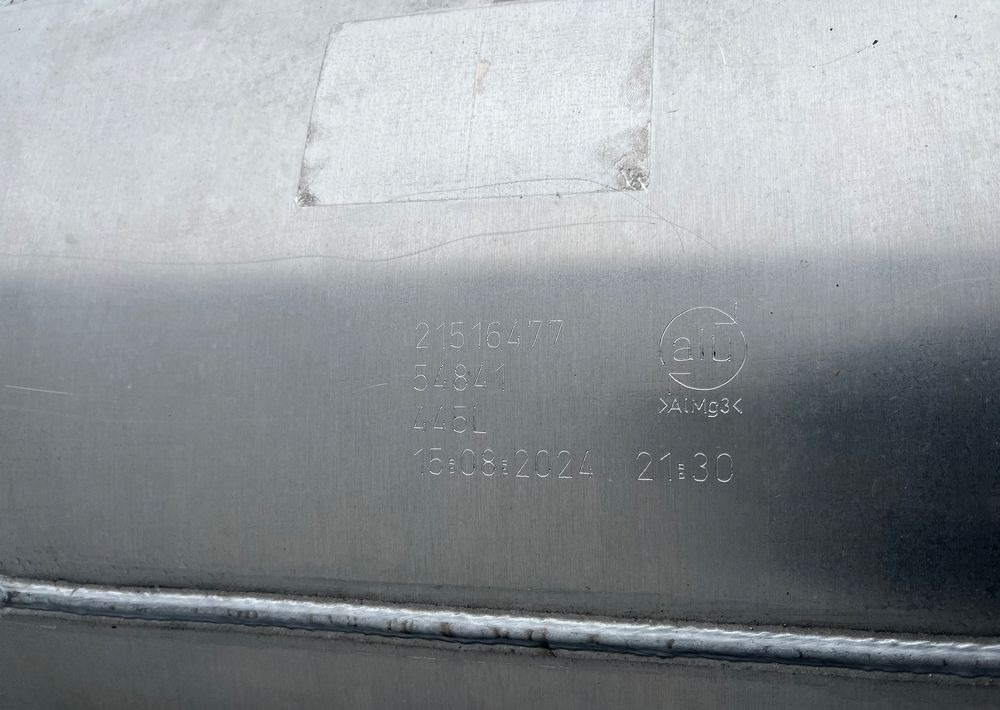 Zbiornik paliwa Volvo FH FM Renault 445 litrów bak low deck - Fuel processing/ Fuel delivery for Truck: picture 4 Zbiornik paliwa Volvo FH FM Renault 445 litrów bak low deck - Fuel processing/ Fuel delivery for Truck: picture 4