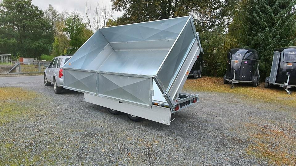 Tipper trailer Böckmann DK-AL 3218/35P Anhänger Kipper 3,5t Stahlblechaufsatz: picture 10