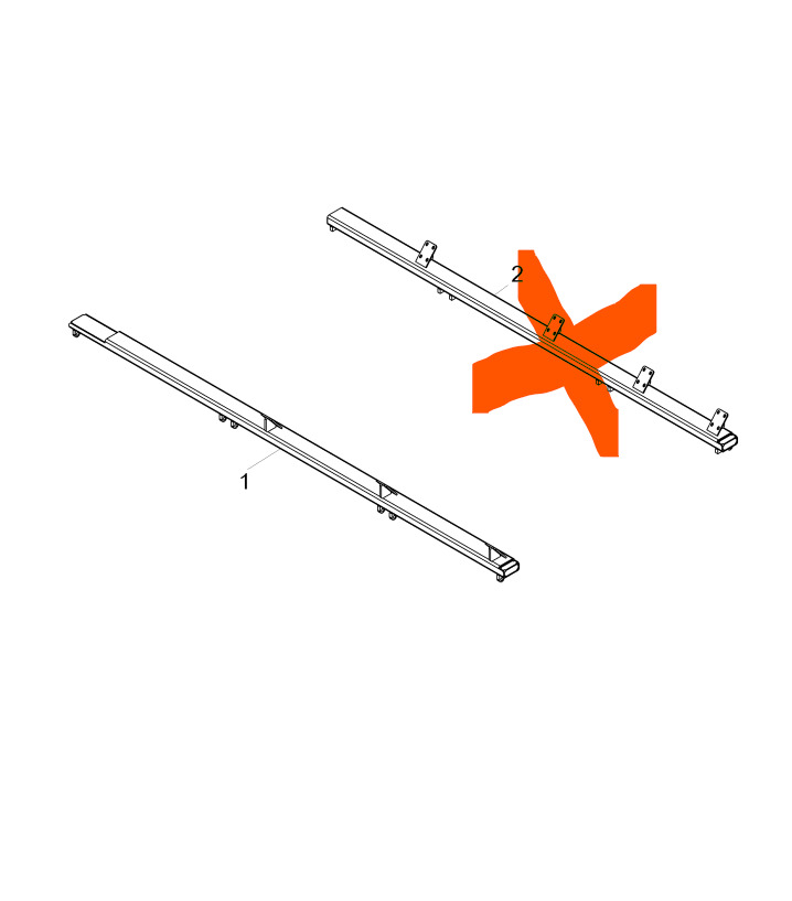 New Frame/ Chassis for Waste/ Industry handler Sennebogen 840 E series complete gallery set new: picture 12