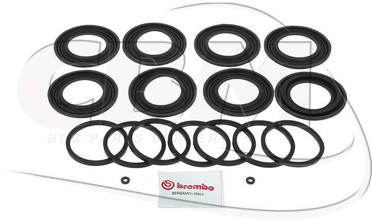 BREMBO CALLIPER SEAL KIT - ZF (50130477501) - Brake caliper for Bus: picture 1 BREMBO CALLIPER SEAL KIT - ZF (50130477501) - Brake caliper for Bus: picture 1