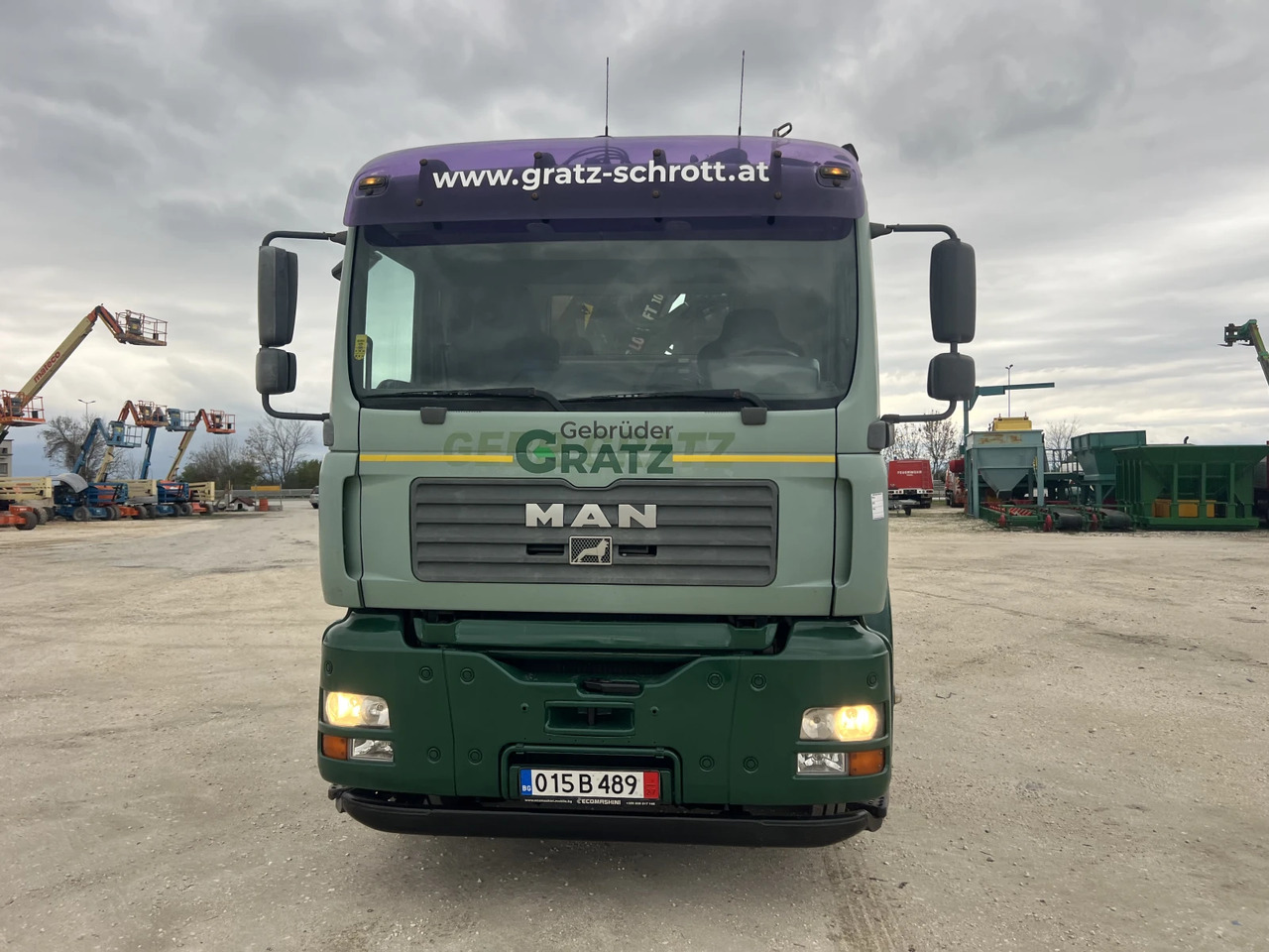 Skip loader truck, Crane truck Man Tga 6х4, Кран-Z, Мултилифт: picture 6 Skip loader truck, Crane truck Man Tga 6х4, Кран-Z, Мултилифт: picture 6