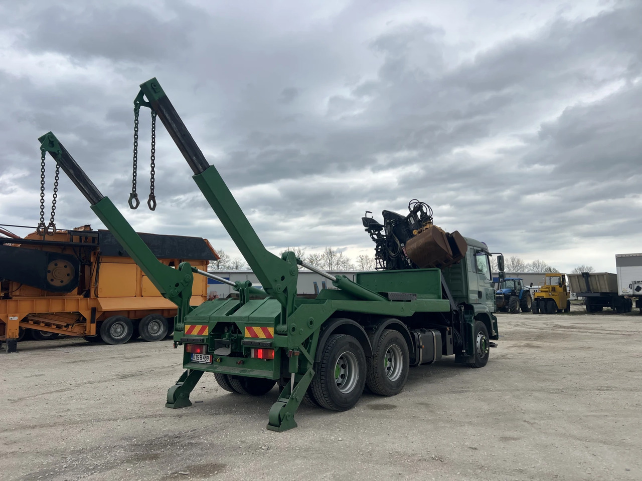 Skip loader truck, Crane truck Man Tga 6х4, Кран-Z, Мултилифт: picture 8 Skip loader truck, Crane truck Man Tga 6х4, Кран-Z, Мултилифт: picture 8