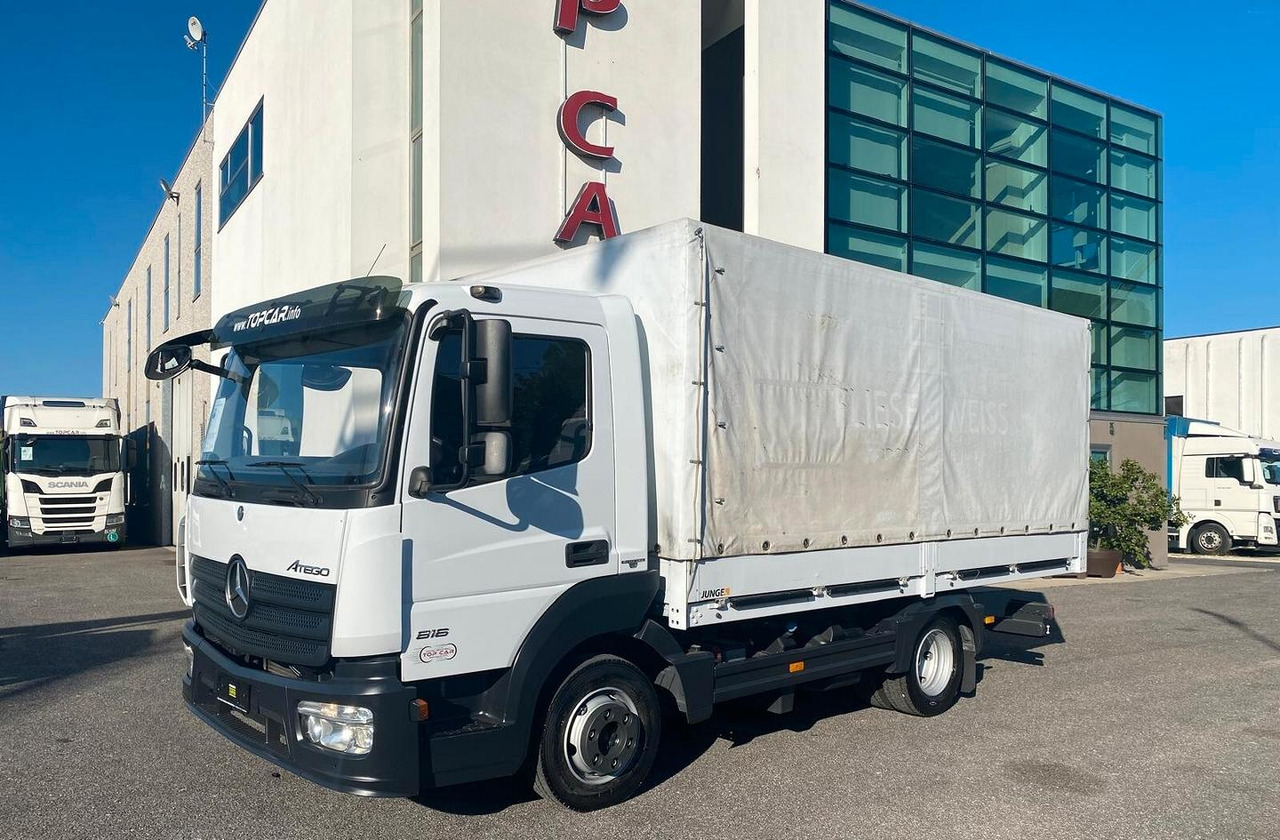 MERCEDES 816 ATEGO CASSONE CENTINATO - Curtainsider truck: picture 2 MERCEDES 816 ATEGO CASSONE CENTINATO - Curtainsider truck: picture 2