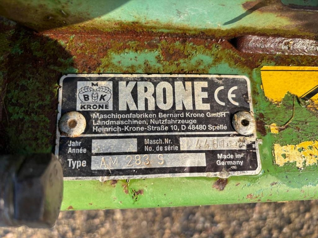 Krone AM 283 S - Mower: picture 4 Krone AM 283 S - Mower: picture 4