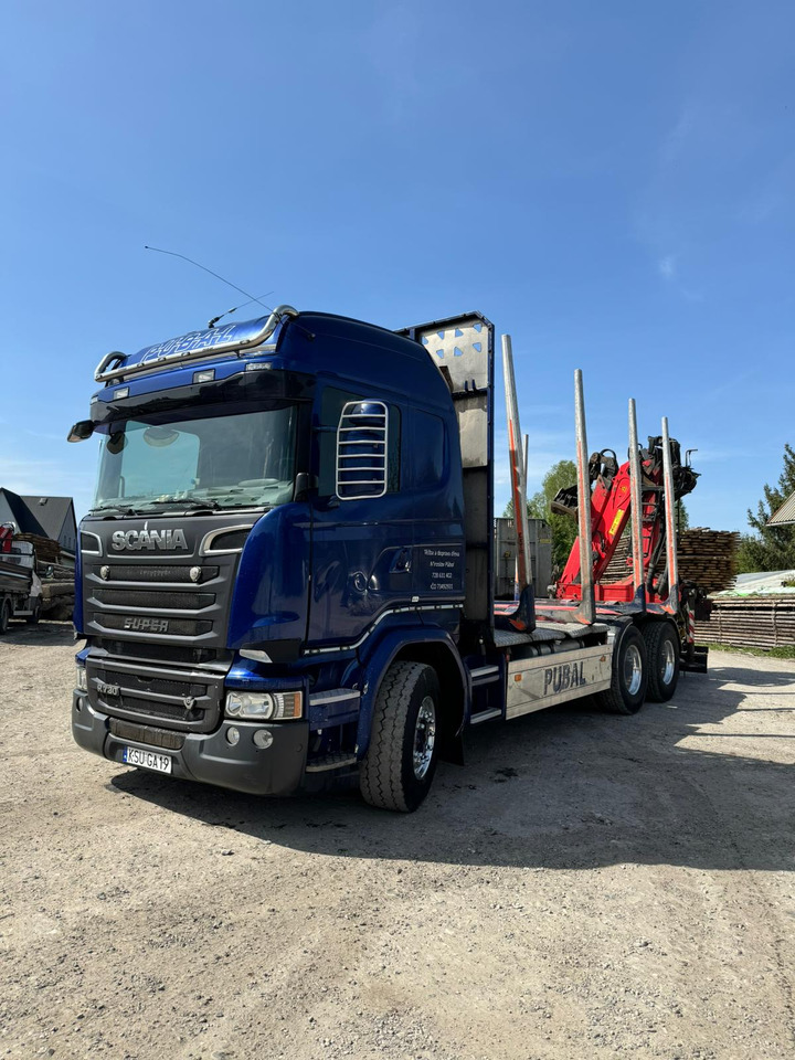 SCANIA R730 - Logging truck, Crane truck: picture 3 SCANIA R730 - Logging truck, Crane truck: picture 3