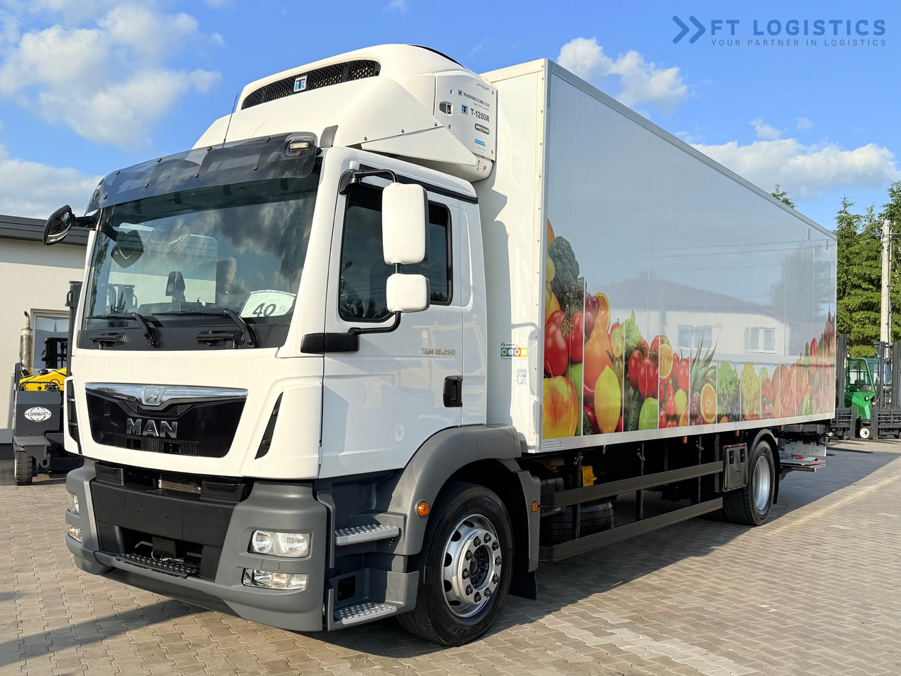 MAN TGM 18.290 / THERMOKING T-1200R / BI-TEMPERATURE / 19 PALLETS / 90% TYRES / EXCELLENT CONDITION / DHOLLANDIA TAIL LIFT / SIDE DOOR / PAYLOAD 8,220 KG - Refrigerator truck: picture 1 MAN TGM 18.290 / THERMOKING T-1200R / BI-TEMPERATURE / 19 PALLETS / 90% TYRES / EXCELLENT CONDITION / DHOLLANDIA TAIL LIFT / SIDE DOOR / PAYLOAD 8,220 KG - Refrigerator truck: picture 1