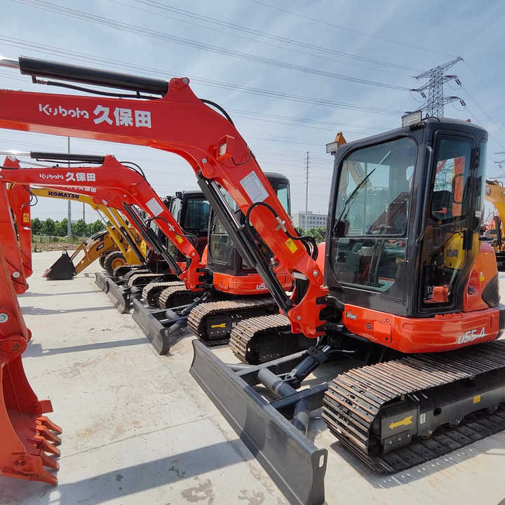 Perfect Condition Kubota U55-4 Japan Brand Mini Excavator with Pusher for Sale Kubota U25 35 55 5tons - Mini excavator: picture 1 Perfect Condition Kubota U55-4 Japan Brand Mini Excavator with Pusher for Sale Kubota U25 35 55 5tons - Mini excavator: picture 1