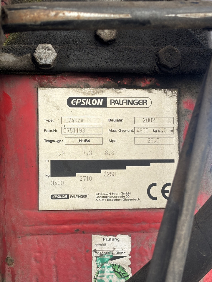 EPSILON E245 ZA - Loader crane for Truck: picture 5 EPSILON E245 ZA - Loader crane for Truck: picture 5