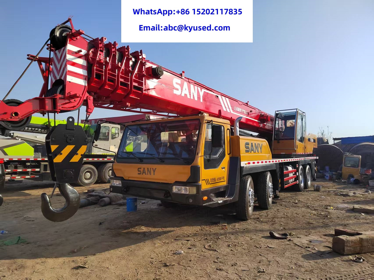SANY STC500 STC750 STC800 STC250 25T 50T 75T 80TON CRANE - Mobile crane: picture 2 SANY STC500 STC750 STC800 STC250 25T 50T 75T 80TON CRANE - Mobile crane: picture 2