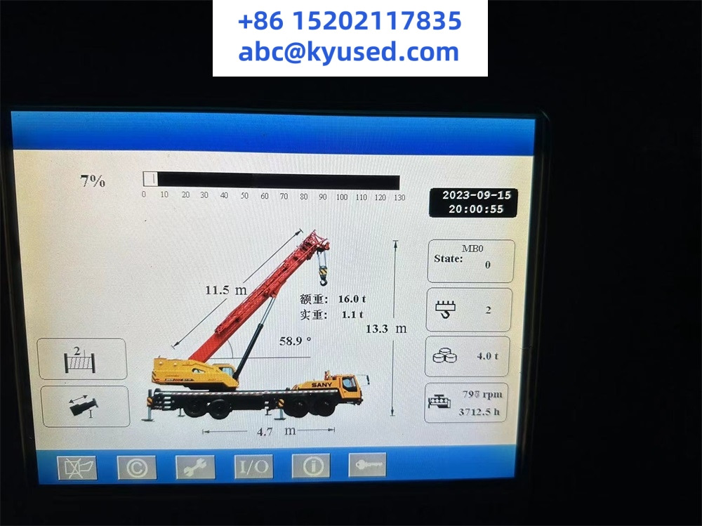 Leasing of SANY STC800 STC750 STC750S SANY STC800 STC750 STC750S: picture 11