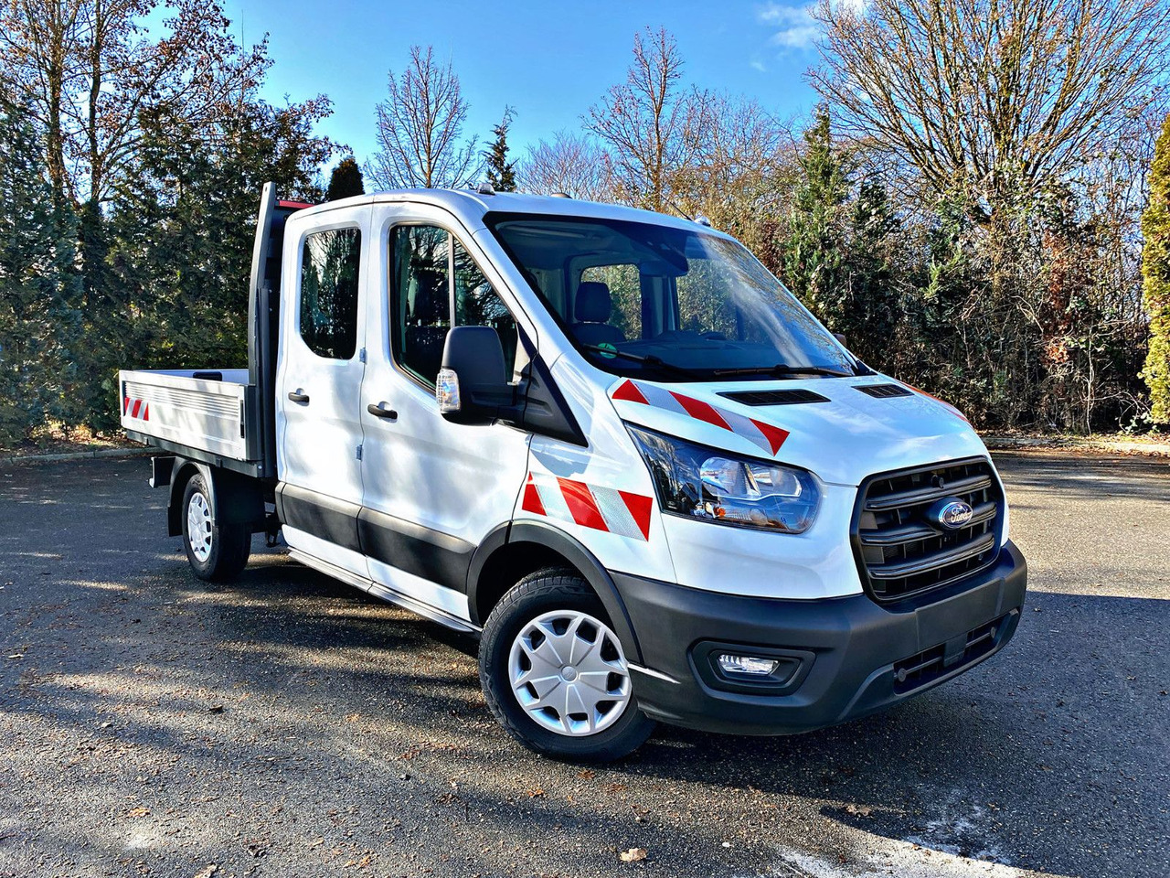 Ford Pritsche 350L2 DoKa|Trend|Garantie bis 08.27|19% - Open body delivery van: picture 1 Ford Pritsche 350L2 DoKa|Trend|Garantie bis 08.27|19% - Open body delivery van: picture 1