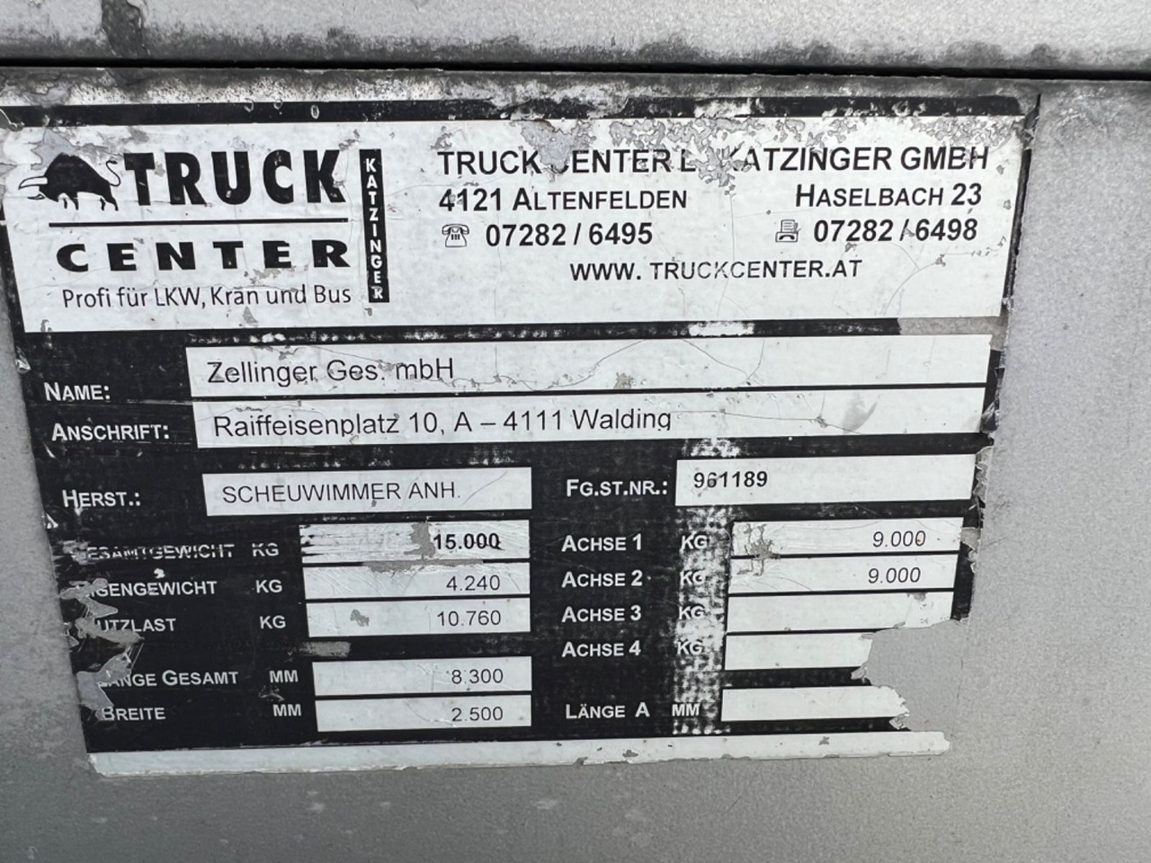 Dropside/ Flatbed trailer Schwarzmüller SCHEUWIMMER: picture 8 Dropside/ Flatbed trailer Schwarzmüller SCHEUWIMMER: picture 8