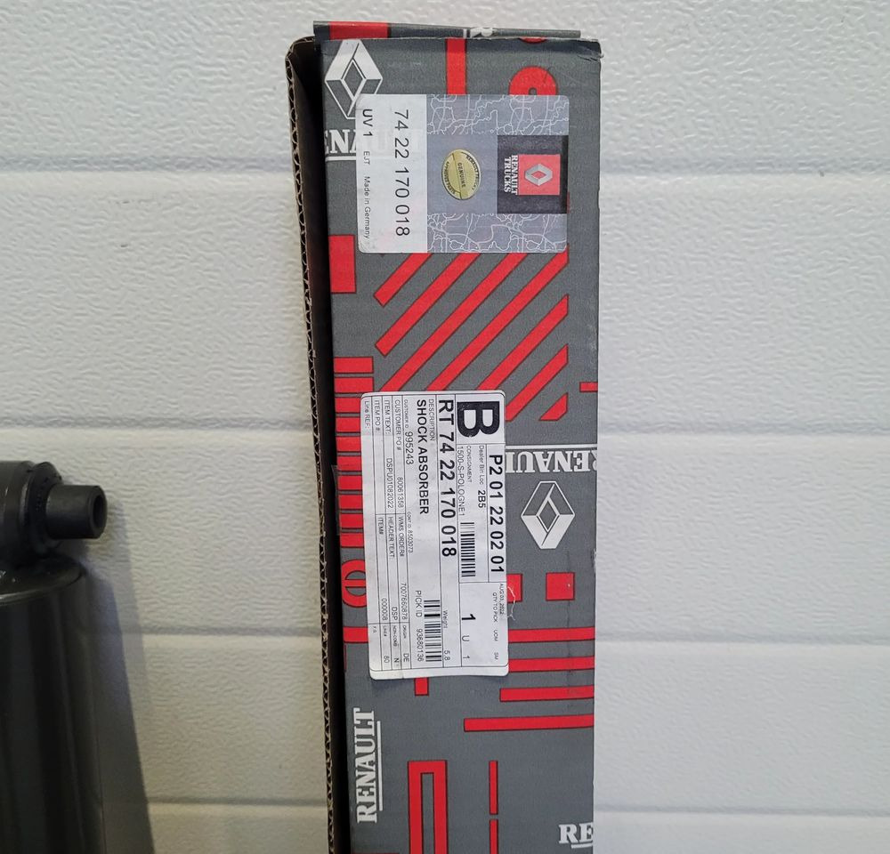 AMORTYZATORY NOWE ORYGINAL RENAULT RANGE T GAMA 742217018 22170016 - Shock absorber for Truck: picture 3 AMORTYZATORY NOWE ORYGINAL RENAULT RANGE T GAMA 742217018 22170016 - Shock absorber for Truck: picture 3